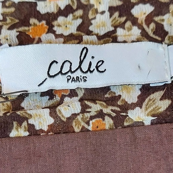 Calie Paris Floral Dress Size M - Picture 16 of 16
